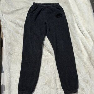 Roots Cabin Sweatpants XS | Black Joggers Cozy Loungewear Canada Style